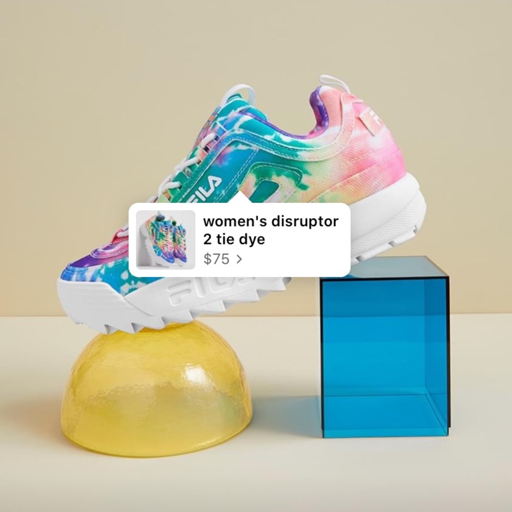 Informing that these sneakers are not expensive
